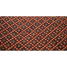 Ajrakh . Natural Color Cotton Fabric ~ 32 { Per meter }